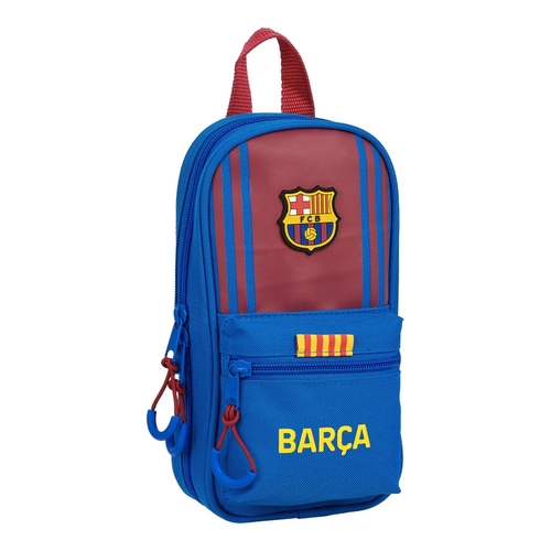 Backpack Pencil Case F.C. Barcelona M747 Maroon Navy Blue 12 x 23 x 5
