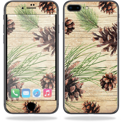 MightySkins APIPH8PL-Pine Collage Skin for Apple iPhone 8 Plus - Pine 