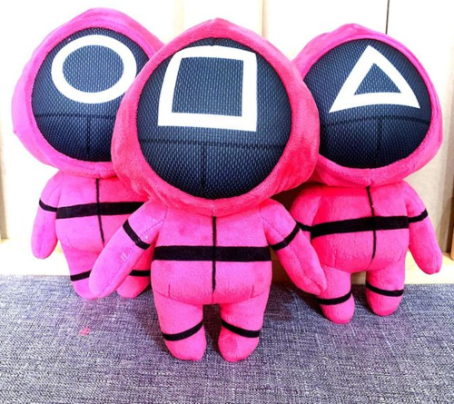 Korean Squid Game Plush Dolls Toys Peluche Stuffed Doll