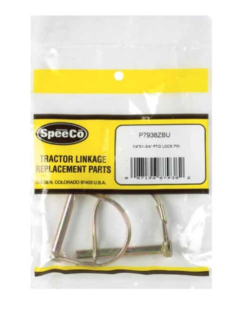 Speeco S070938ZBU PTO Lock Pin  0.25 x 1.75 in.