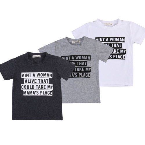 Kids  Baby Boys Casual Letter Printing T shirt