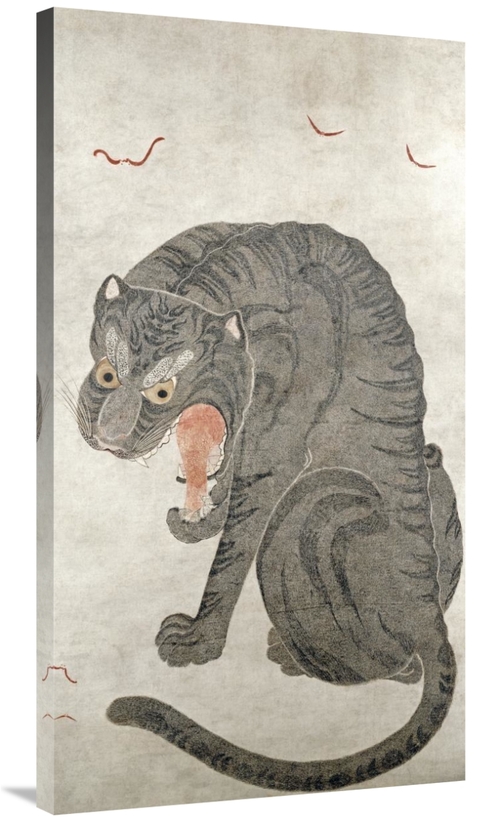 Global Gallery GCS-267459-40-142 40 in. Tiger & Bats Art Print - Unkno