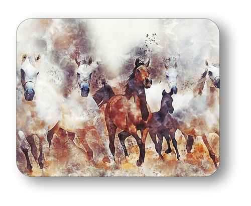 Native American Indian Horses Mustangs Mouse Pad Mousepad