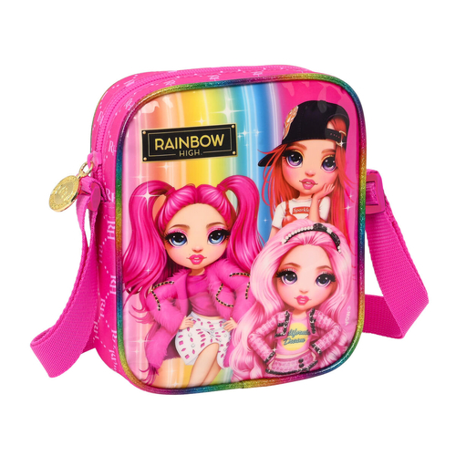 Shoulder Bag Rainbow High Fuchsia (16 x 18 x 4 cm)