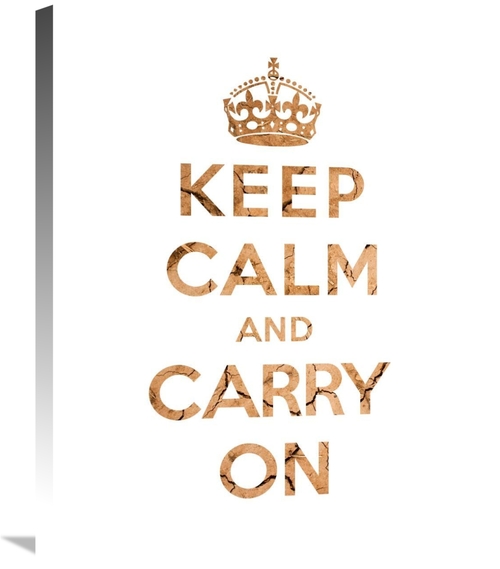 Global Gallery GCS-371972-2228-142 22 x 28 in. Keep Calm & Carry on - 