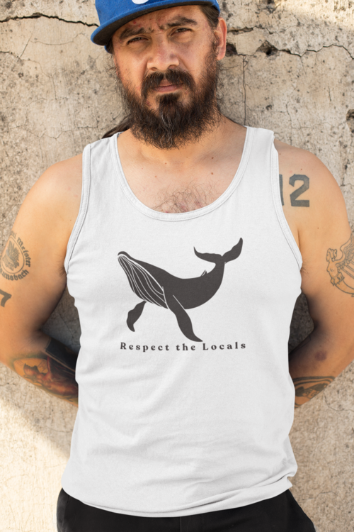 Respect the Locals - Unisex Organic Tank