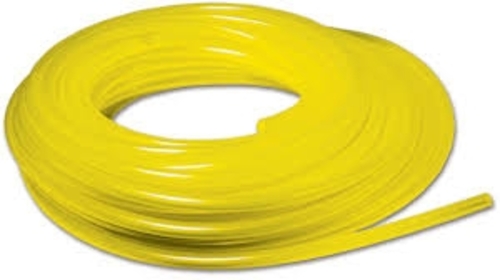 Airbagit AIRHOSE-ROLL-1A 6 mm. Dot Yellow Nylon Air Line Airhose 606 f