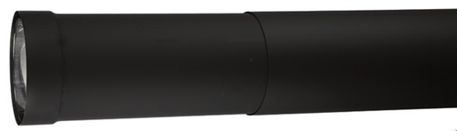 Olympia 3602473 8 in. Ventis Double-Wall Black Stove Pipe with Small T