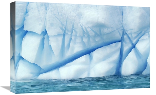 Global Gallery GCS-398280-1624-142 16 x 24 in. Crevasses Created By th