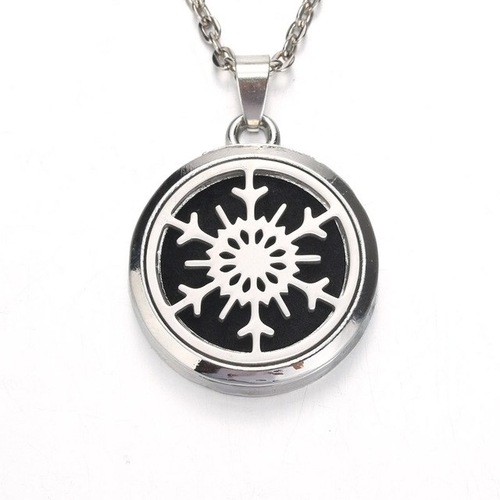 Silver fashion Aroma Diffuser Necklace Perfume
