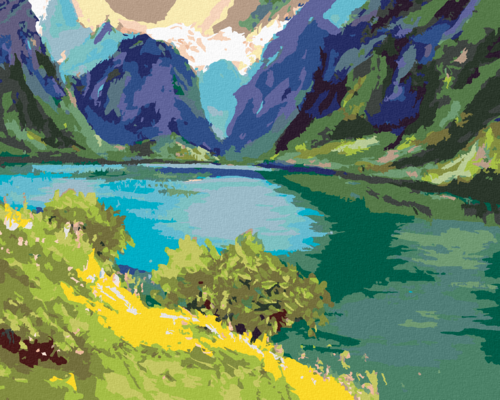 Paint by Numbers - CALM MOUNTAIN ENVIRONMENT