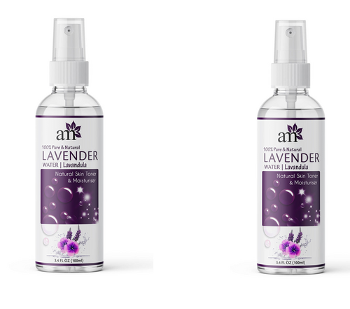 100% Pure & Natural Premium French Lavender Water Toner for Skin PACK
