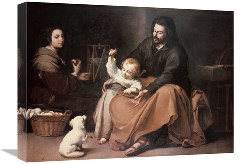 Global Gallery GCS-278803-22-142 22 in. Holy Family with a Bird Art Pr