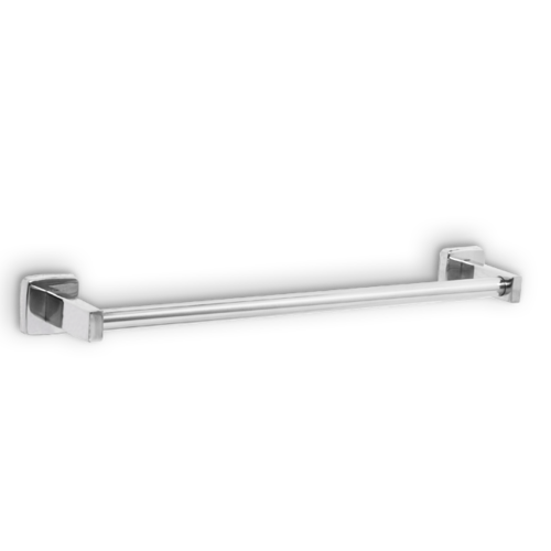 AJW UX132-BF-24 Round Bright Towel Bar 24 In. L - Surface Mounted