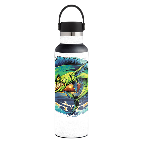 MightySkins HFST21-Angry Mahi Mahi Skin for Hydro Flask 21 oz Standard