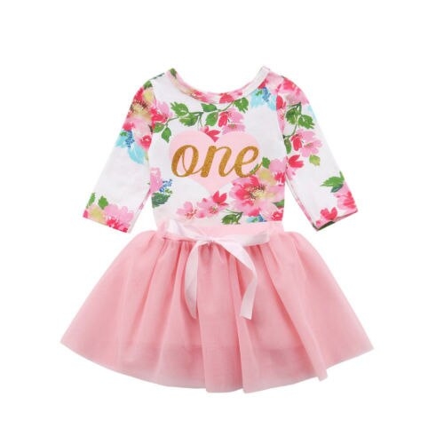 Adorable Newborn Baby Girls Floral Tops