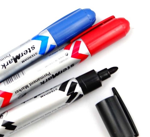 Promotion 3 PCS Oily Marker Pens Waterproof Ink