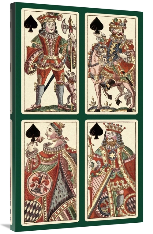 Global Gallery GCS-455077-40-142 40 in. Spades - Bauern Hochzeit Deck 