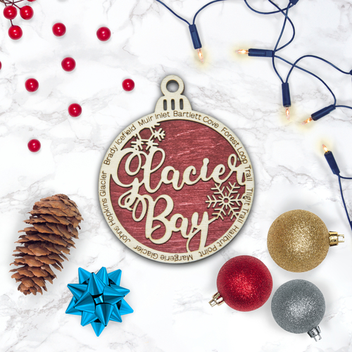 Glacier Bay National Park Christmas Ornament