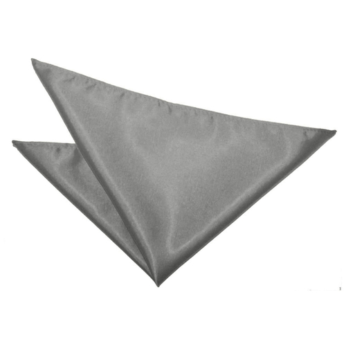 Plain Satin Handkerchief - Platinum