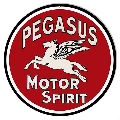 3 Inch Cloth Patch Pegasus Motor Oil And Spirits