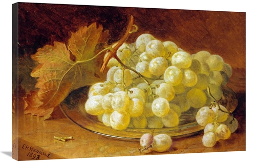 Global Gallery GCS-267337-36-142 36 in. Grapes on a Silver Plate Art P