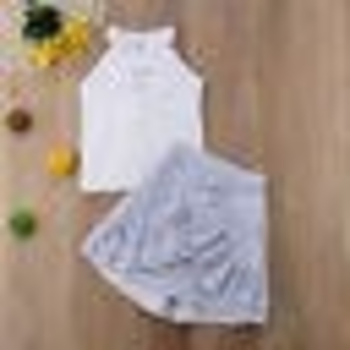Toddler Kids Baby Girls Outfits Clothes Sleeveless