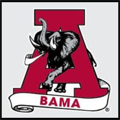 3 Inch Cloth Patch Alabama Crimson Tide Bama