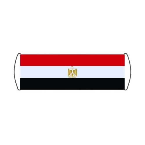 Bannière de défilement Drapeau de l'Égypte