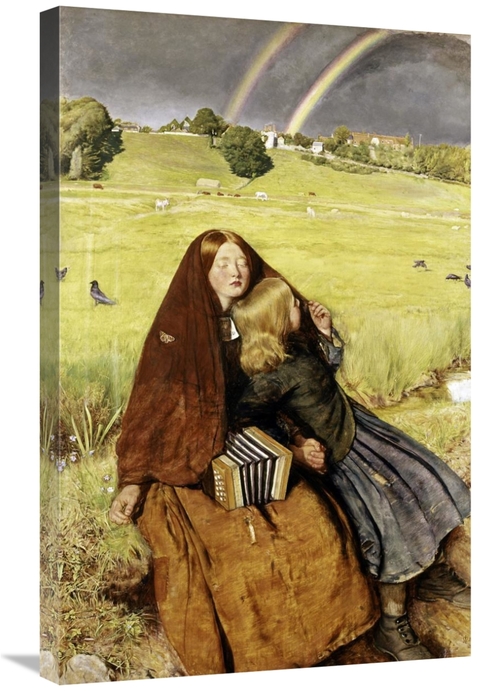 Global Gallery GCS-278574-30-142 30 in. Blind Girl Art Print - John Ev