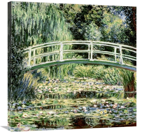 Global Gallery GCS-278748-30-142 30 in. Les Nympheas Blancs - The Whit