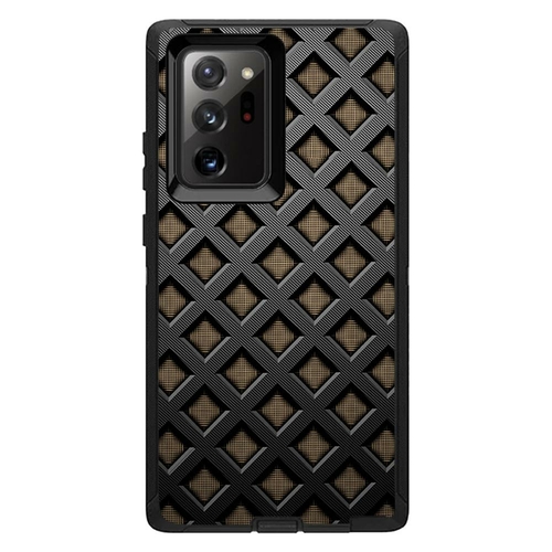 MightySkins OTDSAGNO20UL-Black Wall Skin for Otterbox Defender for Sam