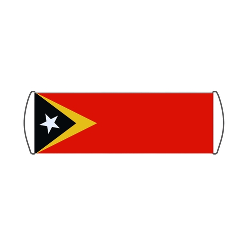 Bannière de défilement Drapeau du Timor oriental