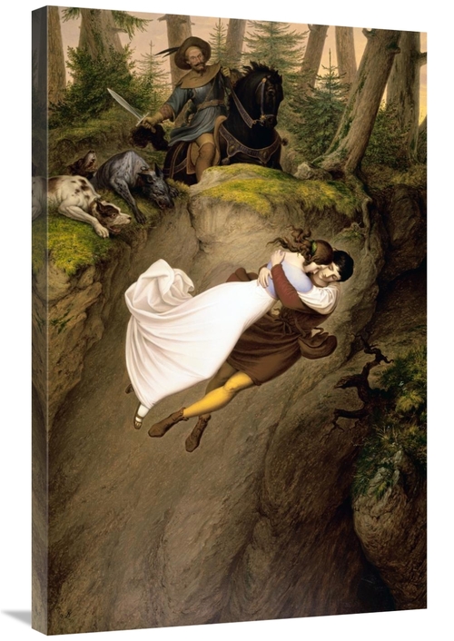 Global Gallery GCS-283335-36-142 36 in. Leap From the Rock Art Print -