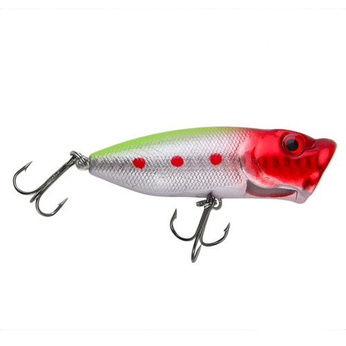 1pc 7cm Rubber Fishing Lure With 2 Sharp Treble