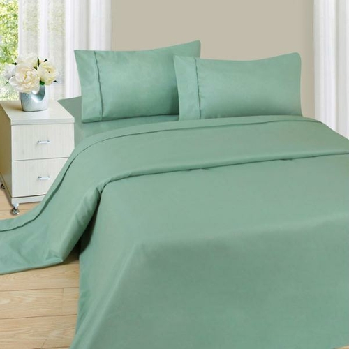 Lavish Home Series 1200 4 Piece Full Sheet Set - Sage