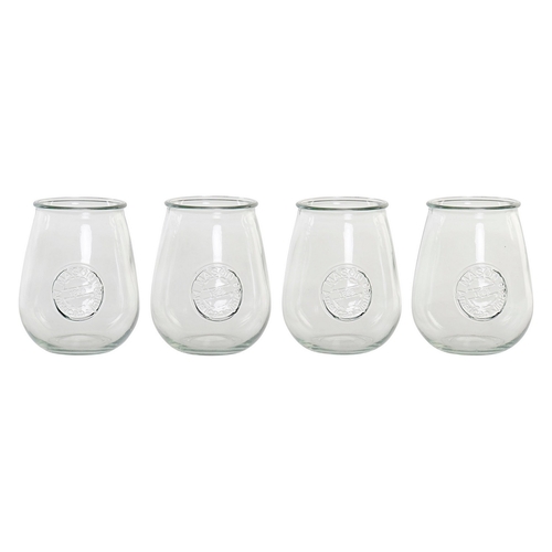 Set of glasses DKD Home Decor Crystal (600 ml) (4 pcs)