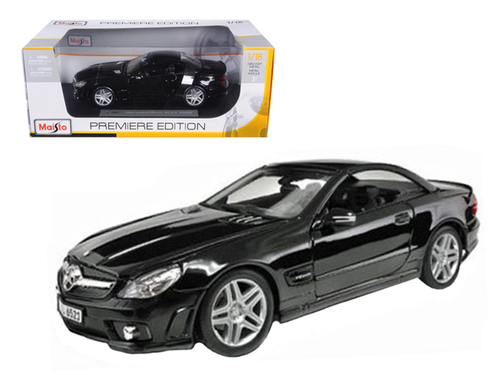 2010 2011 Mercedes SL65 SL 65 Coupe AMG Black 1/18 Diecast Model Car