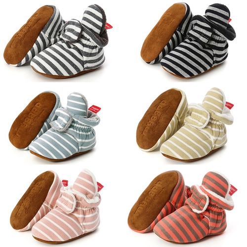 Newborn Toddler First Walkers Booties Baby Socks