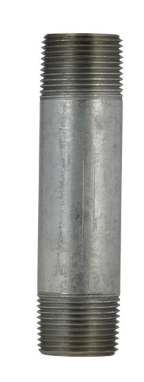 B & K 569-040BC Galvanized Nipple  2.5 x 4 in.