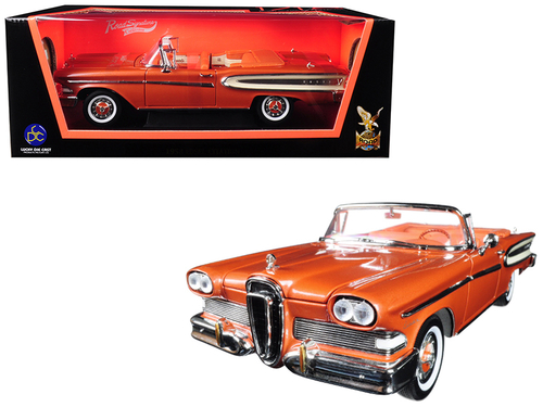 1958 Edsel Citation Convertible Brown 1/18 Diecast Model Car by Road