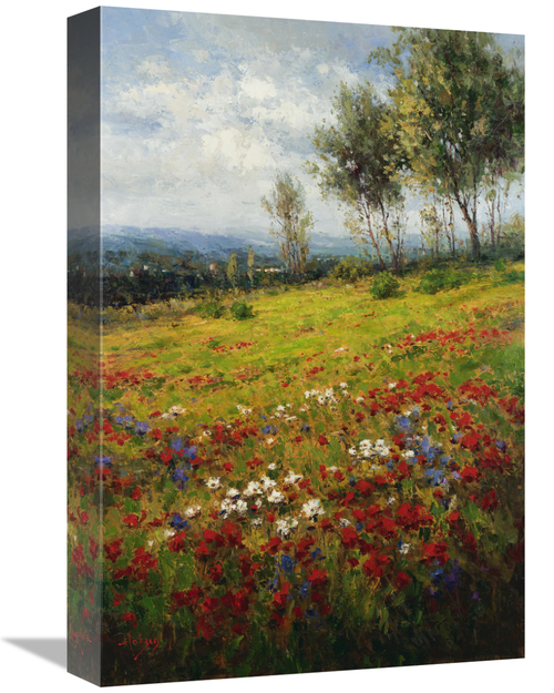 Global Gallery GCS-132427-1218-142 12 x 18 in. Wildflowers Art Print -