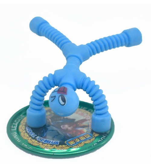 Blue Color Flexible Yoga Man