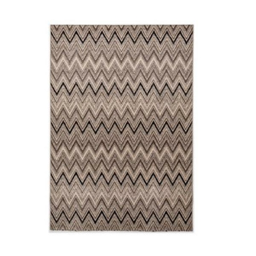 Infinity Wave Grey Contemporary Rugs