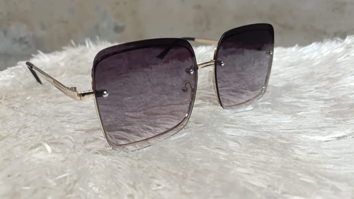 Uv Protection Ultra Lightweight Rectangular Polarized Sunglasses-Black