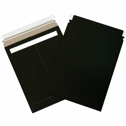 Box Partners RM1721BK 17 x 21 in. Black Self-Seal Flat Mailers Case&#4