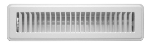 Truaire C150MWT02X12 Floor Register  White - 12 x 2 in.