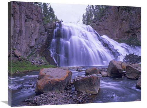 Global Gallery GCS-396764-2432-142 24 x 32 in. Gibbon Falls Cascading 