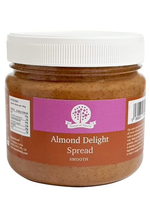 Nutural World – Almond Delight Spread – Smooth -1kg Type A Foil Sealed