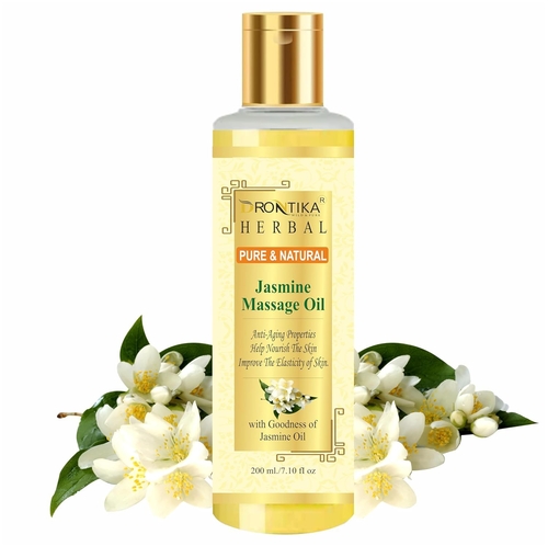 Herbal 100% Pure Jasmine massage Oil (Enriched With Almond oil,Olive